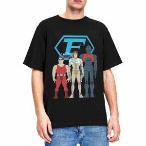 Incroyable Captain Future T-shirts pour hommes femmes col rond Pure Cott Science Ficti T-shirts à manches courtes vêtements originaux l4it #