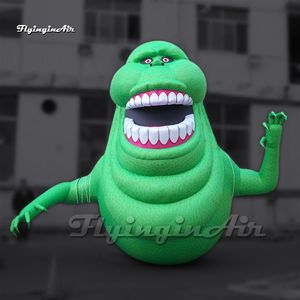 Incroyable drôle géant gonflable Ghostbusters Slimer Ghost Halloween Character Air Blow Up Green Monster pour la décoration de la cour