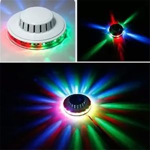 Incroyable Mini UFO Portable Laser Stage lights Tournesol RGB led éclairage applique murale pour KTV DJ Party Wedding US / EU Plug Effect light