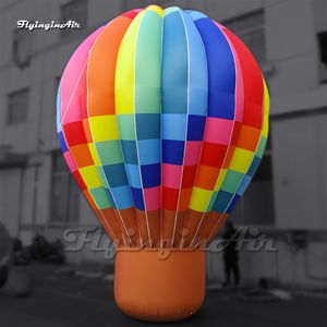 Verbazingwekkende Outdoor Grote Opblaasbare Fire Ballon Model Airblown Replica Heteluchtballon Met Blower Voor Event Show