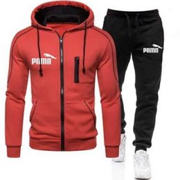 Amazon Cross-Border Cardigan Jacket Spring en Autumn Men's Zipper Plus Fleece Sports Hoodie Suit Heren Casual Hoodie