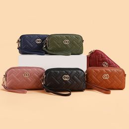  Amazon Hot Sale 2024 NUEVA bolso de embrague Bordado Bordado para mujeres a cuadros Bolsos de bolsillo de bolsillo de bolsillo de bolsillo de múltiples capas
