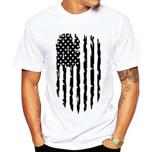 Amazon Independent Station Cross Border Commerce extérieur T-shirt d'impression numérique 3D pour hommes T-shirt pour hommes T-shirt du jour de l'indépendance américaine