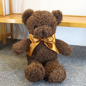 Nouvelle peluche ours poupée douce en peluche poupée cadeau de mariage en tissu de poupée cadeau d'anniversaire d'enfants