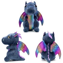 Muñeca de peluche de dragón volador popular, juguete de dinosaurio divertido de peluche, regalo de cumpleaños, colgante, muñeca creativa