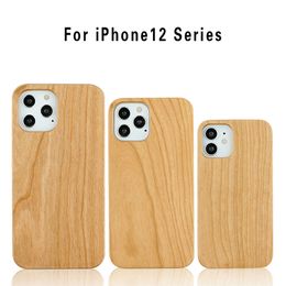 Amazon Top Sale Hermosas cajas de teléfonos celulares con grabado láser Cajas de cubierta de teléfono con marco de TPU de madera en blanco para iPhone 13 Apple 12 Pro max