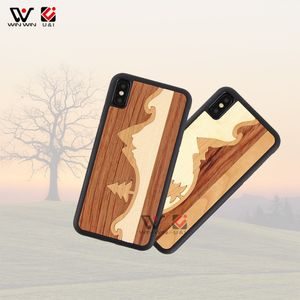 2021 cajas de teléfono móvil de madera Natural al por mayor de Amazon a prueba de golpes para iPhone 6 7 8 Plus 11 12 Pro X XR XS Max