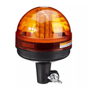 Ambre 40 LED 12V-24V Flash d'avertissement d'urgence stroboscope rotatif lumière de tracteur balise de récupération voyant d'avertissement