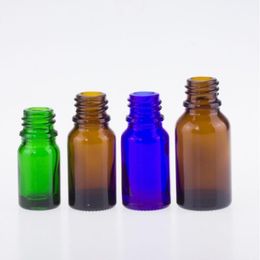 Amber Clear Blue Green Glass Dropper bouteilles d'huile essentielle 5 ml 10ml 15ml 20ml 30ml 50 ml 100ml Tarwn ghnni