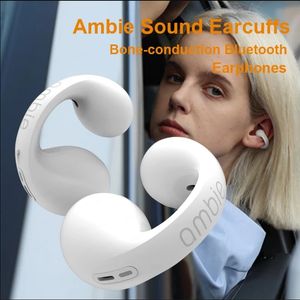 Ambie Sound Oreillettes Oreille Boucle D'oreille Sans Fil Bluetooth Écouteurs Auriculares Casque TWS Sport Conduction Osseuse Écouteurs