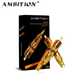 Ambition Glory Tattoo Cartouche mélange aiguille 0,25 mm 0,3 mm 0,35 mm de doublure ronde shader Magnum Tattoo Needles 1rl 3rl 5rl 7rm 9rm 13rm 240506