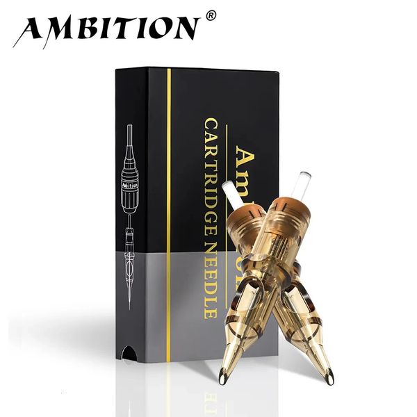 Ambition Premium Revolution Cartucho de tatuaje Mix Round Liner Shader Curvo Magnum Tattoo Needle 1rl 3rl 5rl 7rl 9rl 7rm 9rm 13rm 240219