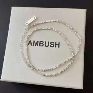 Ambush ketting sieraden Ambush S999 Sterling Silver Chip Splicing Dandy Valentijnsdag Gift Wave Chain