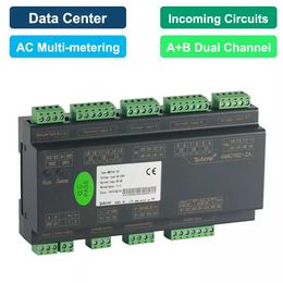 AMC16Z-ZA A y B Independientes 2 canales 3 fase Medidor de energía RS485 Modbus-RTU para el centro de datos KWH Monitoreo de energía 45 ~ 65Hz