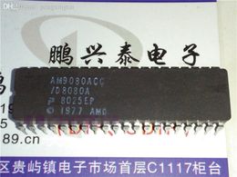 AMD AM9080ACC / D8080A. 8080 8-bit Microprocessor Old CPU Collect. 40-pins keramisch pakket IC, CDIP40, chips