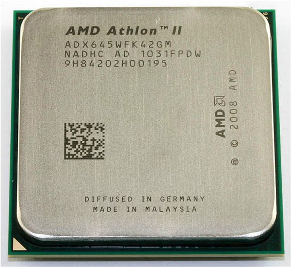Processeur AMD Athlon II X4 645 (3,1 GHz/2 Mo/Socket AM3) Processeur Quad-Core à pièces dispersées