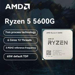 AMD nuevo procesador Ryzen 5 5600G AM4 3,9 GHz 6 núcleos 12 hilos R5 5600G CPU 65w 7nm tecnología para DDR4 B450m B550m Ds3h kit de placa base