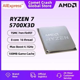 AMD RYZEN 7 5700X3D 100% tout nouveau processeur de jeu CPU 8 cœurs 16 threads 4.1 GHz 7NM 100 mo prise de Cache de jeu processeur AM4