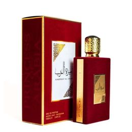 Ameerat al árabe Perfume de mujeres Dubai Medio Oriente Red Flannelette Perfume Hot English Pear Fragance Sabor