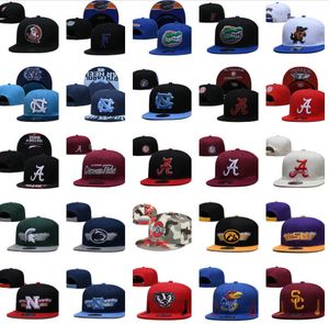 America College Hurricanes Crimson Gator Longhorns Clemson Sooners Hawkeyes Wildcats Virginia snapback chapeaux équipes football baseball basket-ball Snapbacks