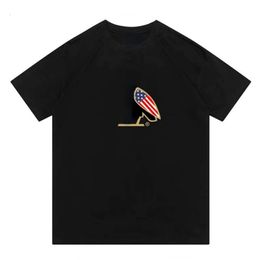 Amérique édition limitée Tshirt hommes sweat-shirt designer hommes femmes t-shirts à manches courtes hiboux imprimé coton T-shirt 4xl 5xl