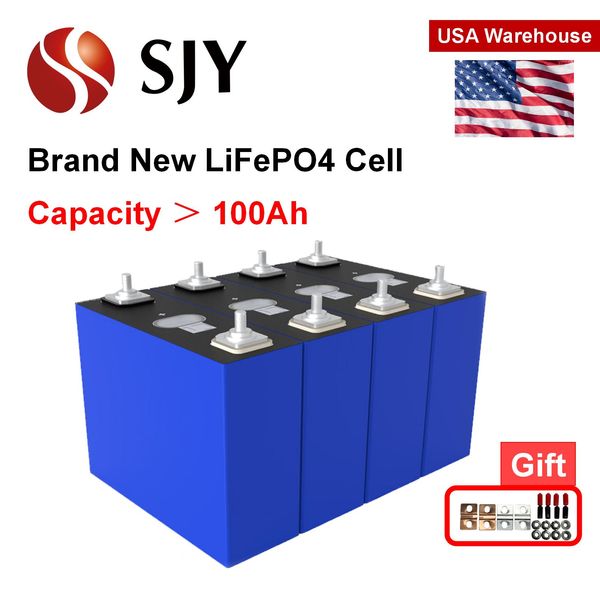 America Nouveau LIFEPO4 3,2V 100AH 105AH Lithium Iron Phosphate Battery Cell for Golf Charity Boat Home Solar System From Warehouse in America