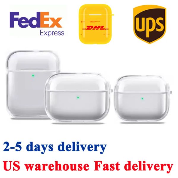 America stock 1-3days Entrega UPS/DHL/FedEx para AirPods Pro 2 3 3 4 Auriculares de segunda generación Case auricular accesorios AirPod Protective TPU Case