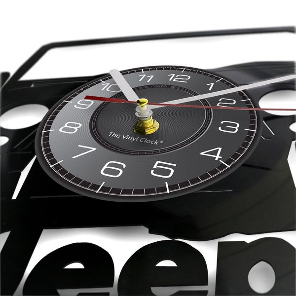 American Automobile Sport Utility Vehiclere Passosé Record Clock Garage Oeuf Auto Moto Car Inspired Vinyl Record TarePieces