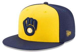 American Baseball Brewers Snapback Los Angeles Hats Chicago La Ny Pittsburgh New York Boston Casquette Champion des champions du monde des World Series CAPS A3