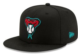 Diamondbacks de béisbol americanos Snapback Los Angeles Hats Chicago La NY Pittsburgh Boston Casquette Sports Champs World Series Campeones A6 A6