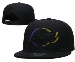 American Basketball "Lakers" Snapback Hats Teams Luxury Designer Finals Champions Casquette Casquette Sports Hat Strapback Snap Back Adjustable Cap A28