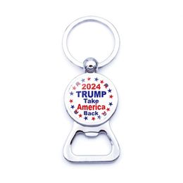American Bottle Opender Election Metal Key Ring Pendant USA 2024 Trump Bière ouvre-bières 0515
