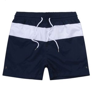 Pantalones de secado rápido casual estadounidense, bloqueo de color de color pantalones cortos de polo de 3 partes de 3 partes, ropa masculina 20