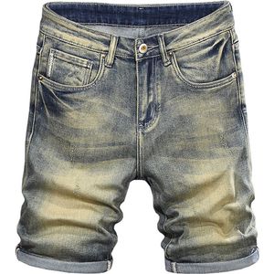 Amerikaanse oorzakelijke mannen shorts Jean Designer Distressed Short Skate Board Jogger Ankle scheurde jeans korte denim voor man scherpe lengte