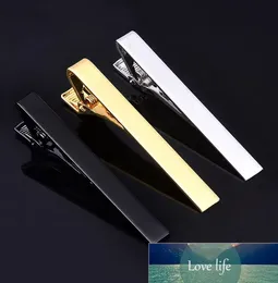 American Classic Men Tie Pin Clips van Casual Style Tie Clip Fashion sieraden voor mannelijke prachtige trouwbar zilver en gouden kleur