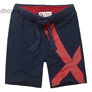 Amerikaanse kust af heren trendy pure katoenen capris casual broek sporten uit het derwar guards shorts strand midden