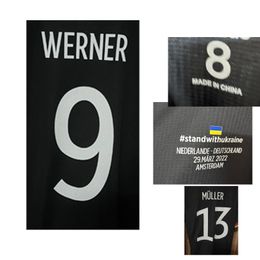 American College Football Wear 2022 Match Worn Player Issue Muller Werner Jersey Shirt con Standwithukraine Game MatchDetails Maillot