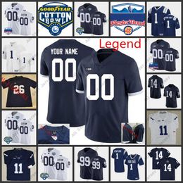 American College Football Wear 2022 NCAA Custom Penn State Nittany Lions Stitched Football Jersey 33 Jack Ham Jerseys 25 Curt Warner 42 Lenny Moore Christian Hackenb