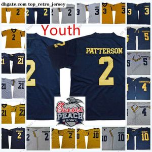 American College Football Wear 2022 NCAA Custom Michigan Wolverines Stitched Football Jersey 33 Taco Charlton 47 Jake Ryan 74 Ben Bredeson 6 Josh Uche 69 Willie Henry