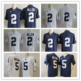 Vêtements de football universitaire américain Vêtements de football universitaire américain NCAA 2022 Maillot de football Penn State Nittany Lions 2 Marcus Allen 5 Jahan Dotson 9 TRACE McSORLEY 14 Mer