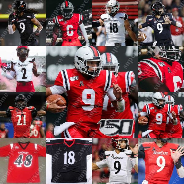 Vêtements de football universitaire américain Vêtements de football universitaire américain Maillot de football Bearcats de Cincinnati Joel Dublanko Jowon Briggs Darrian Beavers Coby Bryant Jacob Di