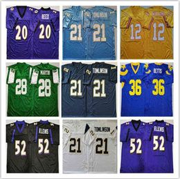 American College Football Wear Cheap Men 24s tage LaDainian Tomlinson Curtis Martin Jerome Bettis DOUG WILLIAMS R.Lewis Ed Reed Cousu MN F