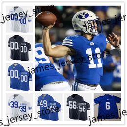 American College Football Wear College 2022 NCAA BYU Brigham Young Cougars voetbaljersey 21 Jackson McChesney 41 Keenan Pili 20 Sione Finau 22 Ammon Hannemann 11 is