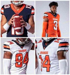 American College Football Wear College NCAA College Jerseys Syracuse Orange 8 Marvin Harrison 44 Jim Brown 45 Art Monk 54 Dwight Freeney 17 Jamal Custis Football personnalisé