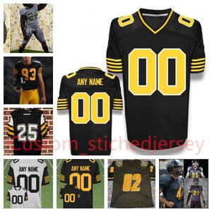 Vêtements de football universitaire américain Maillot de football personnalisé CFL Hamilton Tiger-Cats Dane Evans 13 Jalen Morton 12 Jamie Newman 86 Bralon Addison 17 Emmanuel Butler