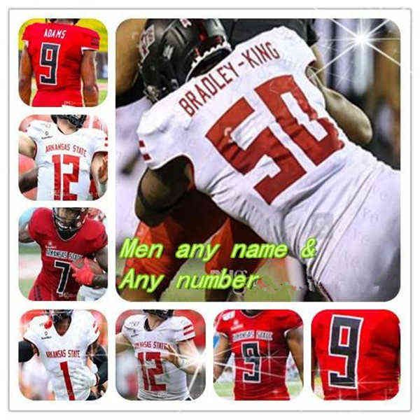 American College Football Wear Custom College 2021 Fútbol Arkansas State Jerseys Logan Bonner Lincoln Pare Layne Hatcher Jamal Jones Justi