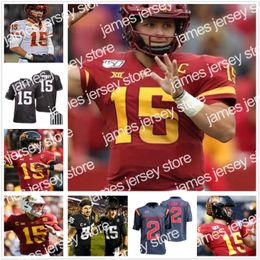 American College Football Wear Custom Iowa State Cyclones college jack trice patch Tarique Milton Charlie Kolar Mike Rose Johnnie Lang Chase Allen Football NCAA