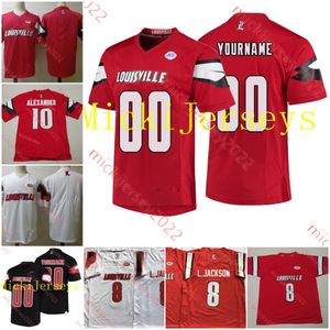 American College Football Wear Custom Louisville Cardinals voetbalshirt 42 Allen Smith R.J. Sorensen Henry Bryant D'Angelo Hutchinson MJ Griffin Chris Bell C