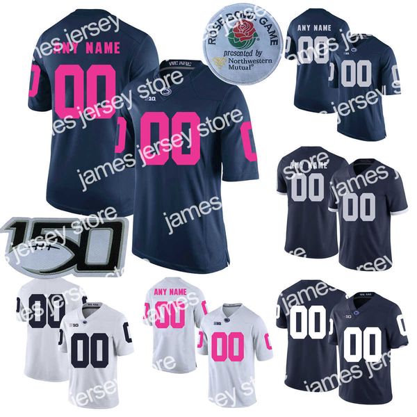 American College Football Wear Custom NCAA College Penn State Nittany Football Jerseys KJ Hamler Marcus Allen Parker Washington Trace McSorley Micah Parsons Miles