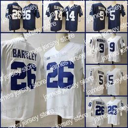 American College Football Draag Jahan Dotson NCAA Penn State voetbaljersey Sean Clifford Saquon Trace McSorley College Mens Outdoors Jerseys Stitched White Navy